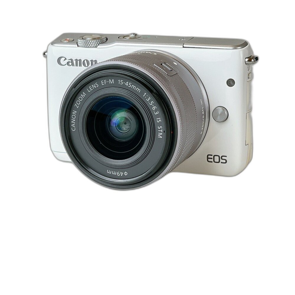 17330679-(小型佳能無反) Canon M10+15-45 可換鏡頭 螢幕觸控 WIFI 顏色好看#17330679