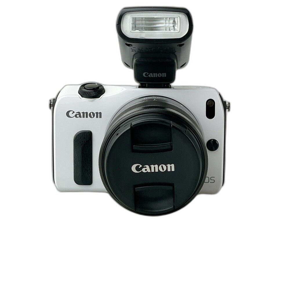 25673058-(佳能輕巧入門相機）Canon M +18-55mm+閃燈 可換鏡頭式 有閃燈 螢幕觸控 #25673058