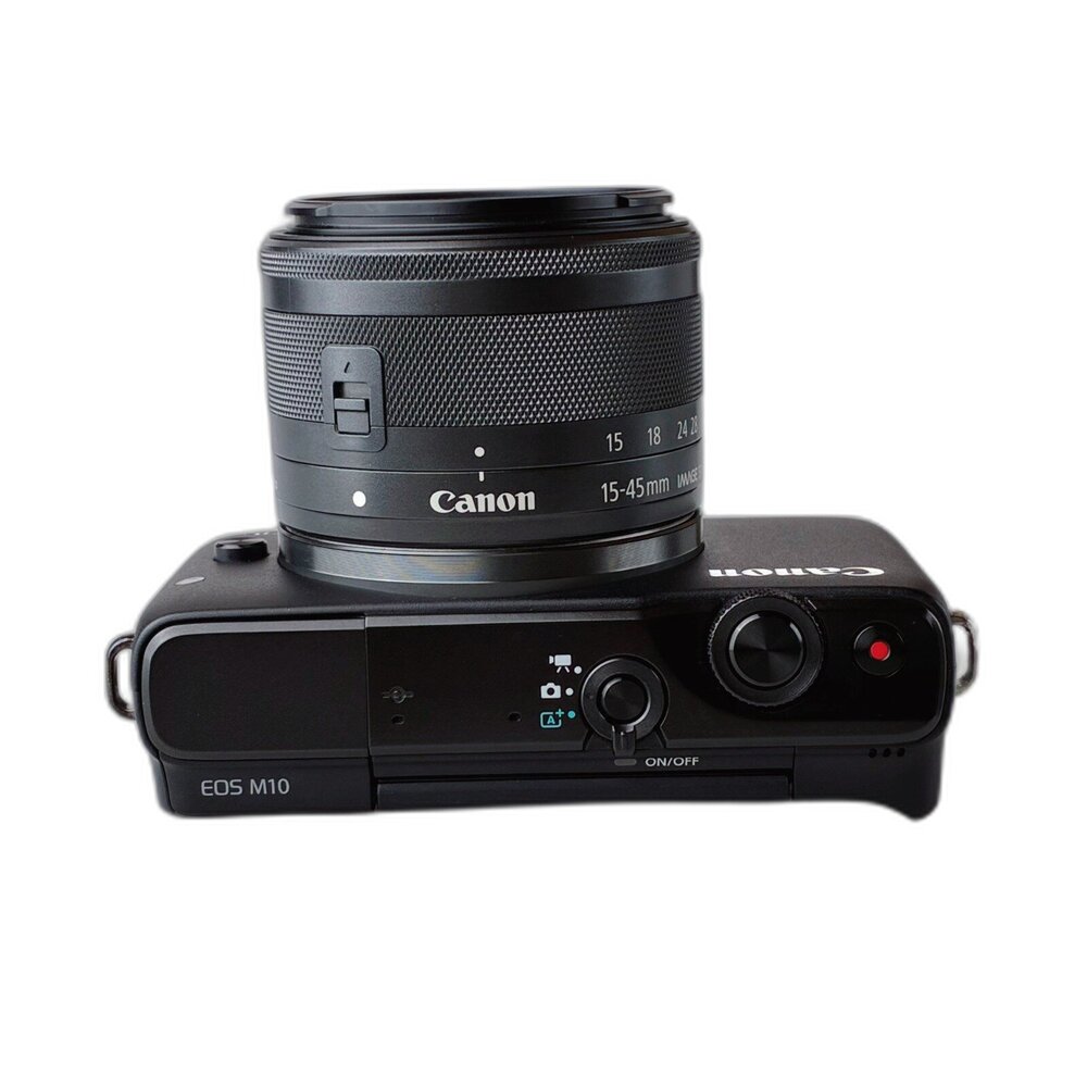 (小型佳能無反) Canon M10+15-45 可換鏡頭 螢幕觸控 WIFI 顏色好看#34124989-圖片-4