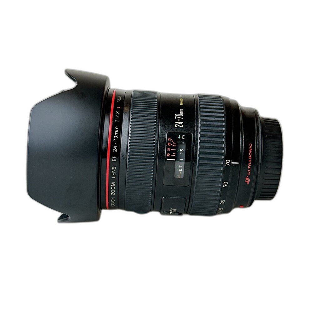 38529-（佳能單反恆定光圈）Canon EF 24-70mm F2.8 L USM 變焦鏡 鏡面有傷 二手 林相攝影 #3752