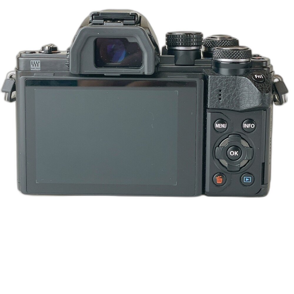 (新手復古外觀相機) Olympus EM10II+14-42mm 輕巧 拍很遠 鏡頭便宜好選擇 M43 #394102-圖片-1