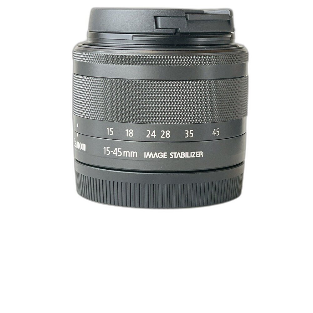 44574-( M鏡頭基礎變焦鏡 ) Canon EFM 15-45mm F3.5-6.3 IS STM 入門款 新手 二手鏡頭