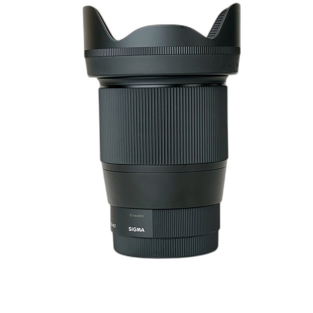 44665-(APSC 大光圈廣角鏡) Sigma 16mm F1.4 DC DN For Sony 星空 建築 大光圈 二手鏡頭