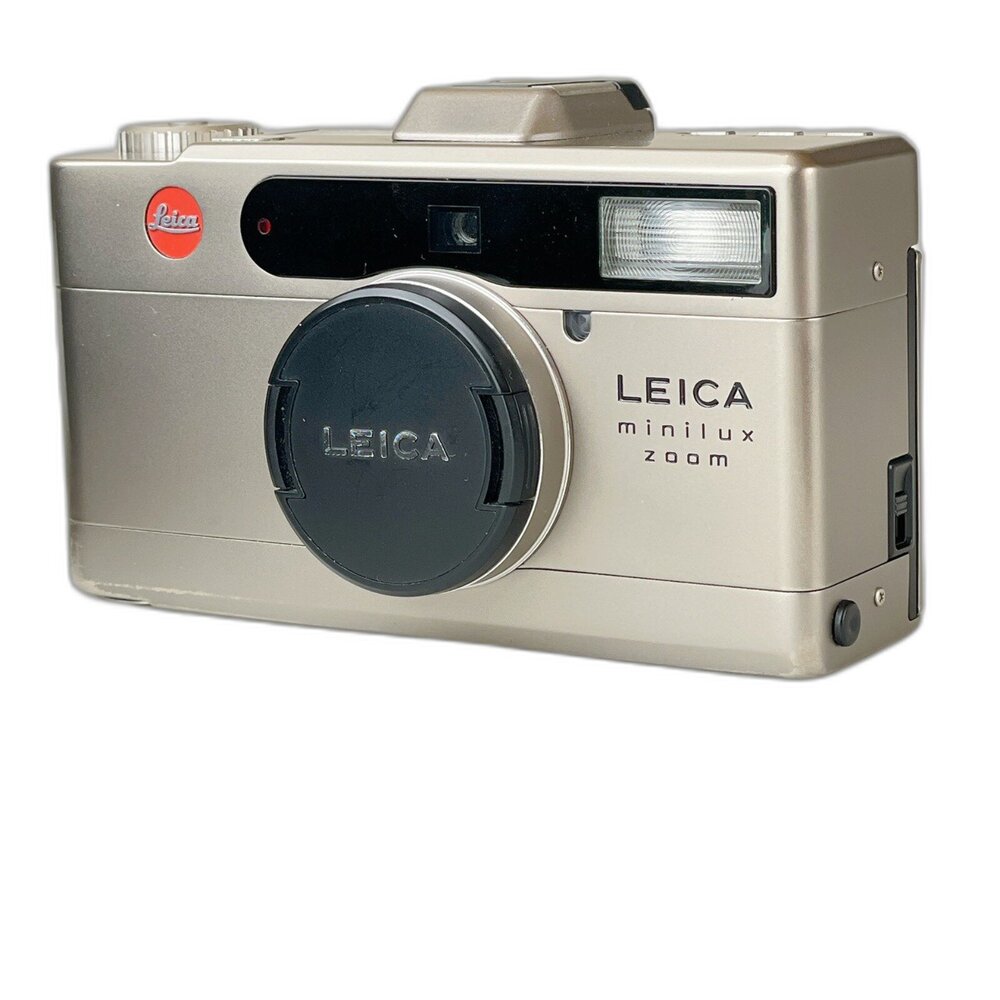 46064-( 萊卡底片相機 ) Leica minilux zoom 底片相機 可變焦 顏色好看  #46064