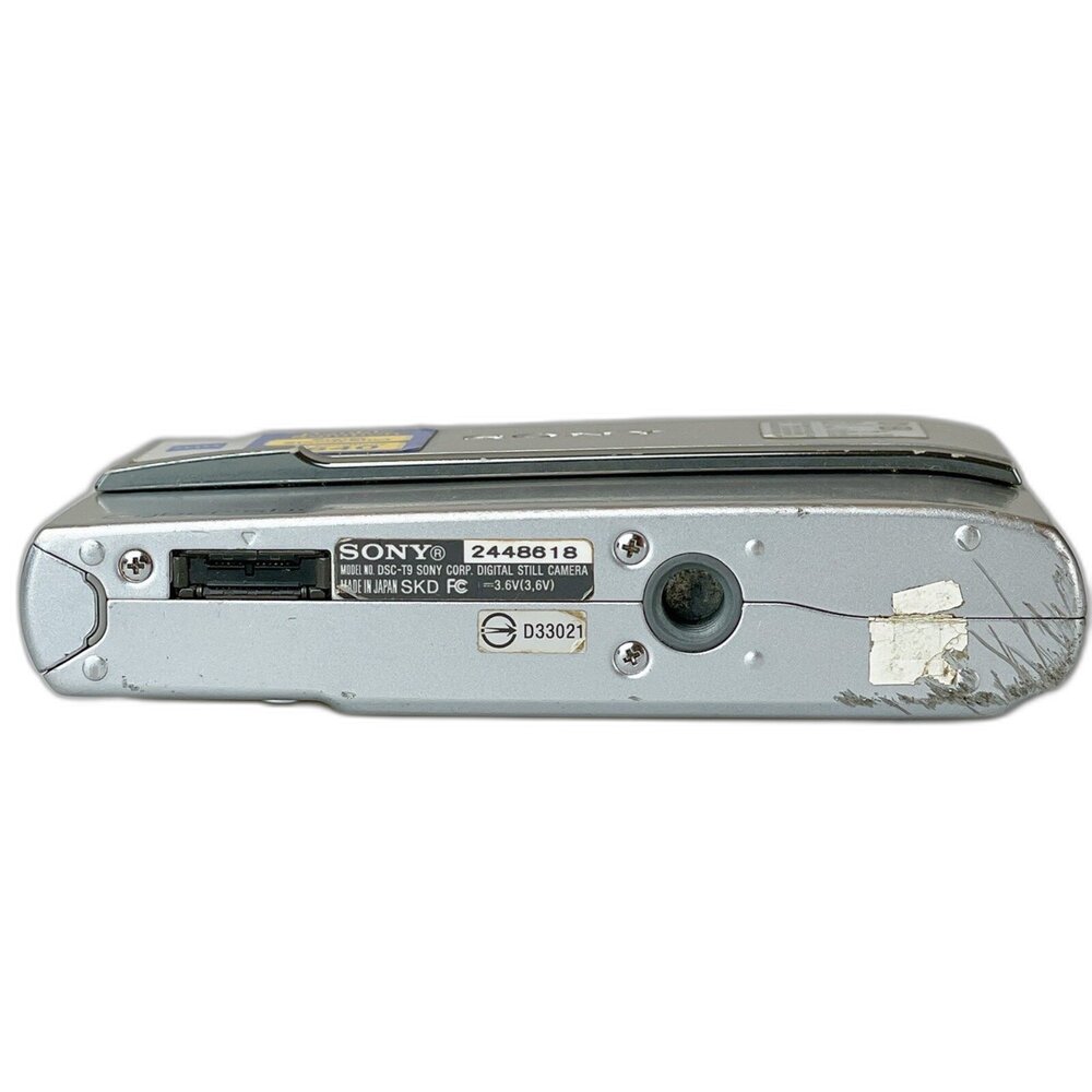 (CCD)Sony DSC-T9 復古 不保固 下方明顯刮痕 螢幕有傷#48618-圖片-5