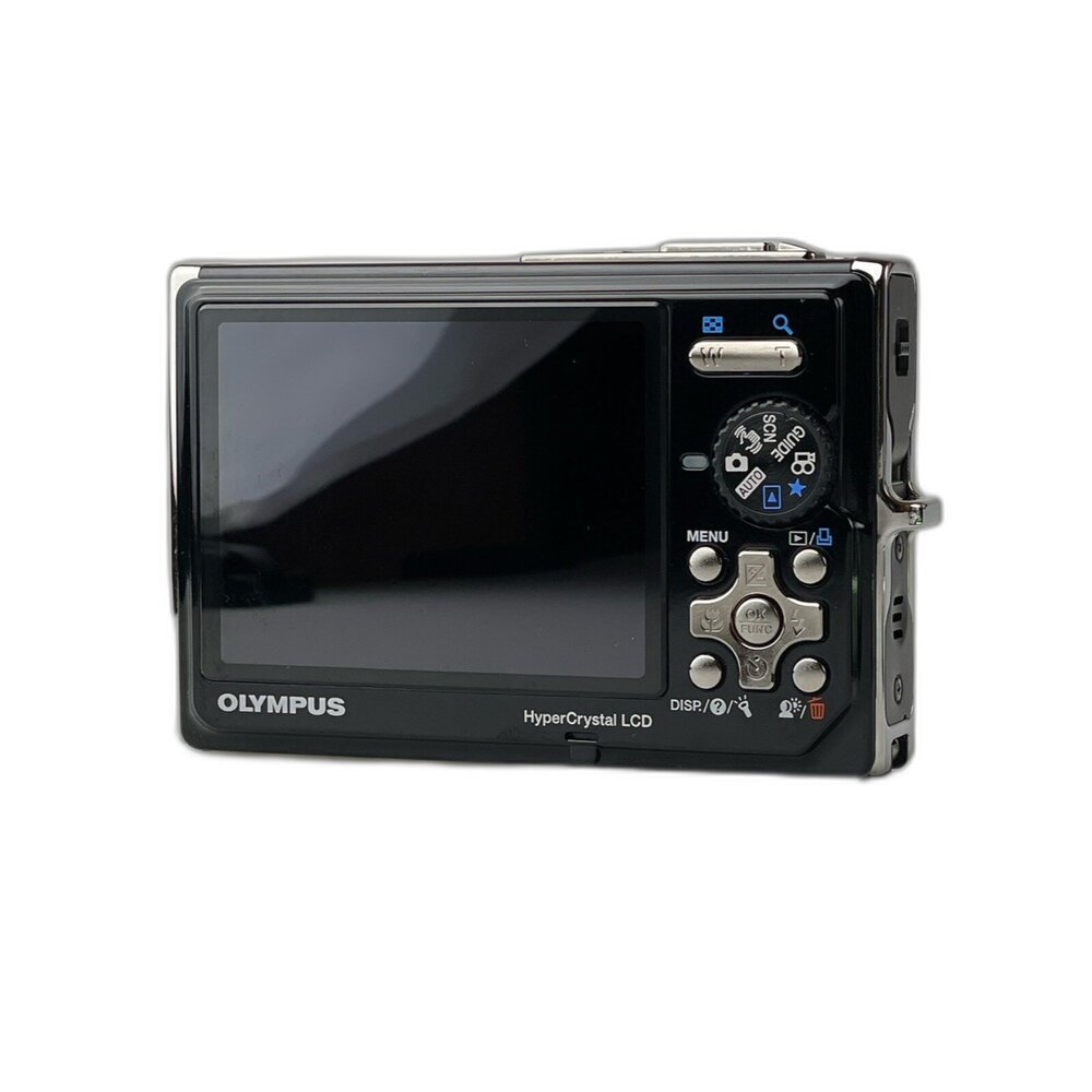 (CCD隨身機)Olympus Mju 1050SW 滑蓋設計 復古色彩 有閃燈 冷白皮 二手相機 林相攝影 #517-圖片-1