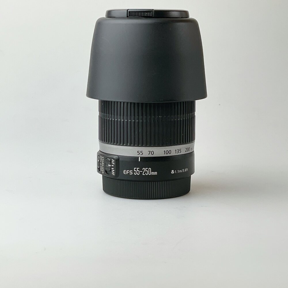 52168-（佳能入門款輕巧長焦）Canon EF 55-250mm 長焦鏡頭 適合遠距離場景 #52168