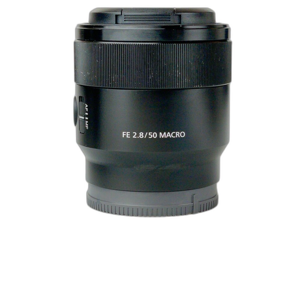 804470-（索尼定焦鏡）Sony FE 50 mm F2.8 Macro 微距鏡 定焦鏡頭 公仔 模型 二手鏡頭 #804470