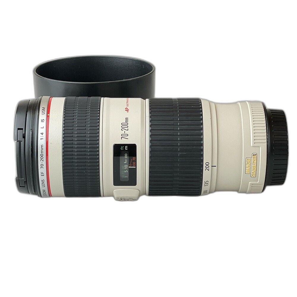 91047-（佳能輕巧長焦）Canon EF 70-200mm F4 L IS USM 一代 畫質好 鏡面一點刮痕  #91047