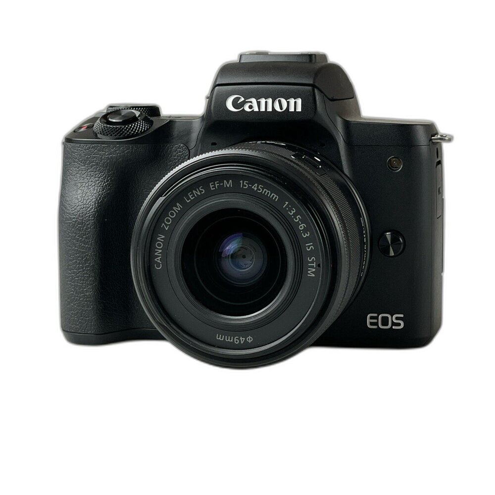 (佳能輕巧入門相機)CanonM50II+15-45mm可換鏡頭式二手相機林相攝影#9181501