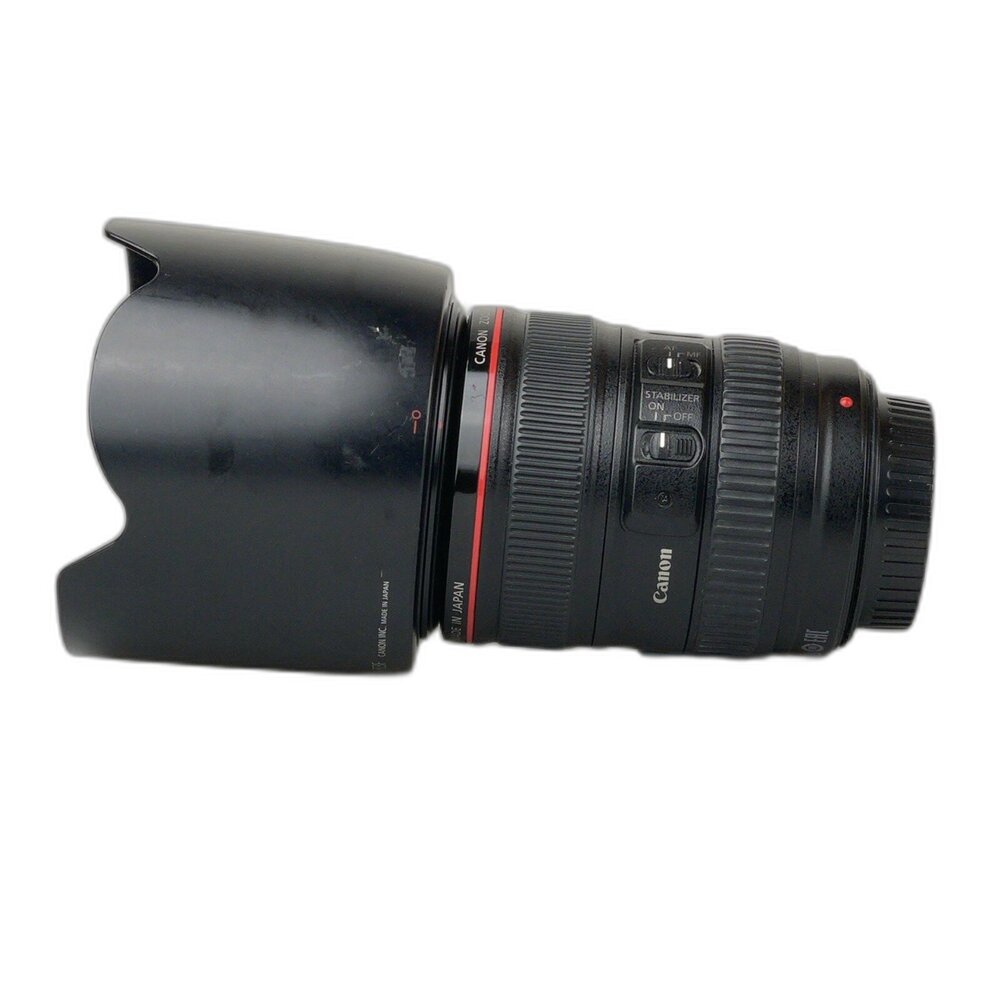 ( 佳能入門款旅遊鏡 ) Canon EF 24-105mm F4 L IS USM 使用痕跡多 降售 單反 紅圈鏡 #-圖片-1