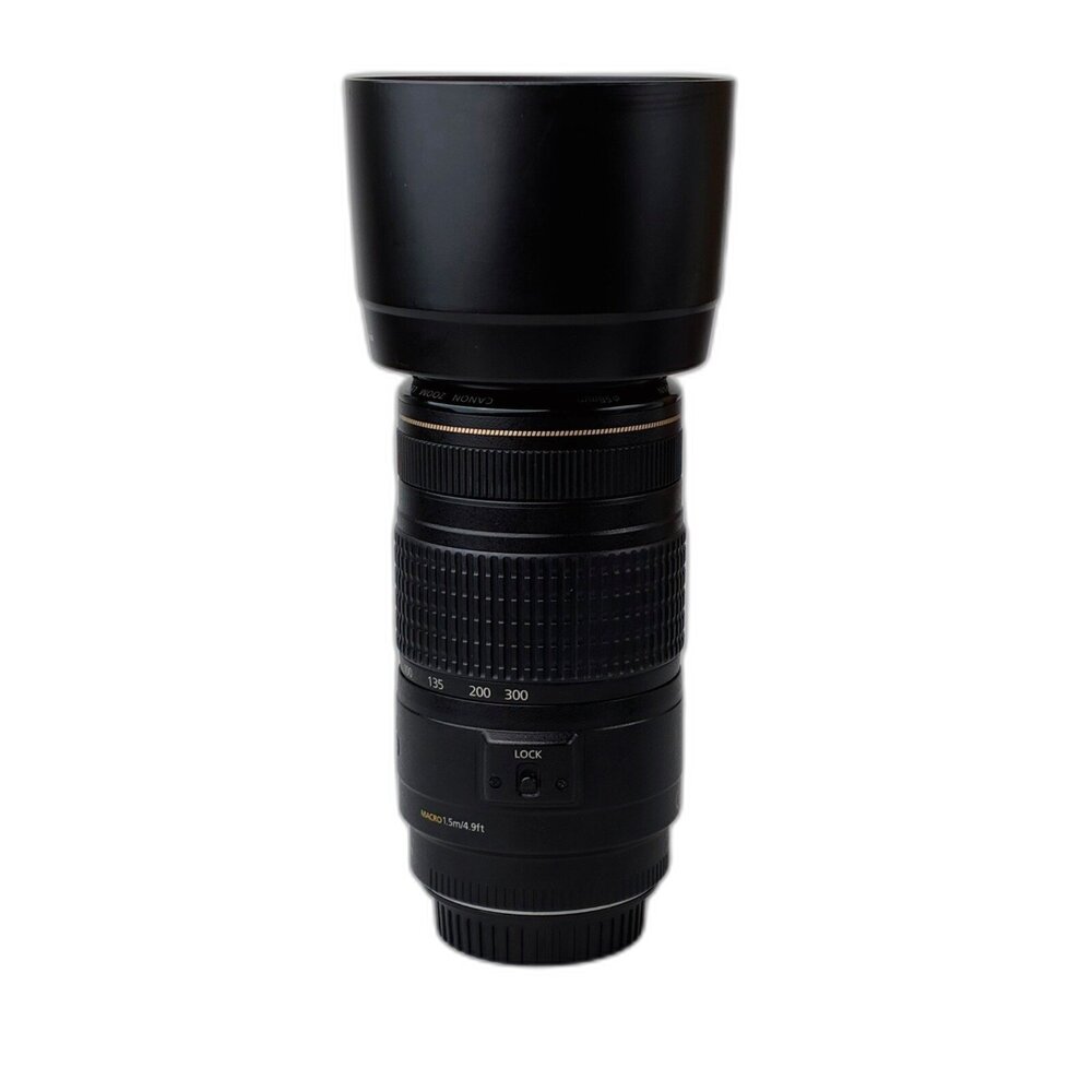(EF平價長焦) Canon EF 70-300mm F4-5.6 IS USM 小小黑一代 使用痕跡多 #974060-圖片-1