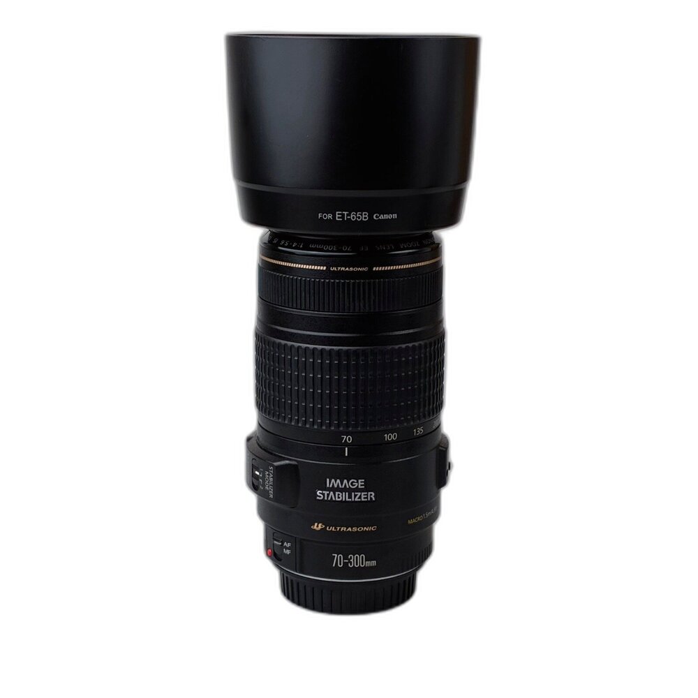 974060-(EF平價長焦) Canon EF 70-300mm F4-5.6 IS USM 小小黑一代 使用痕跡多 #974060