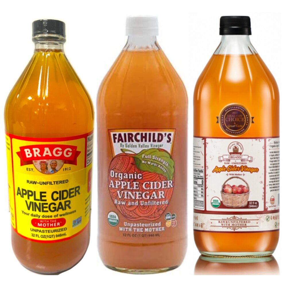 22484395005-絕對的夢幻組合，美國百年好醋，『費爾』有機蘋果醋32oz+『自然醫生』有機蘋果醋 32oz+『Bragg阿婆』32oz，