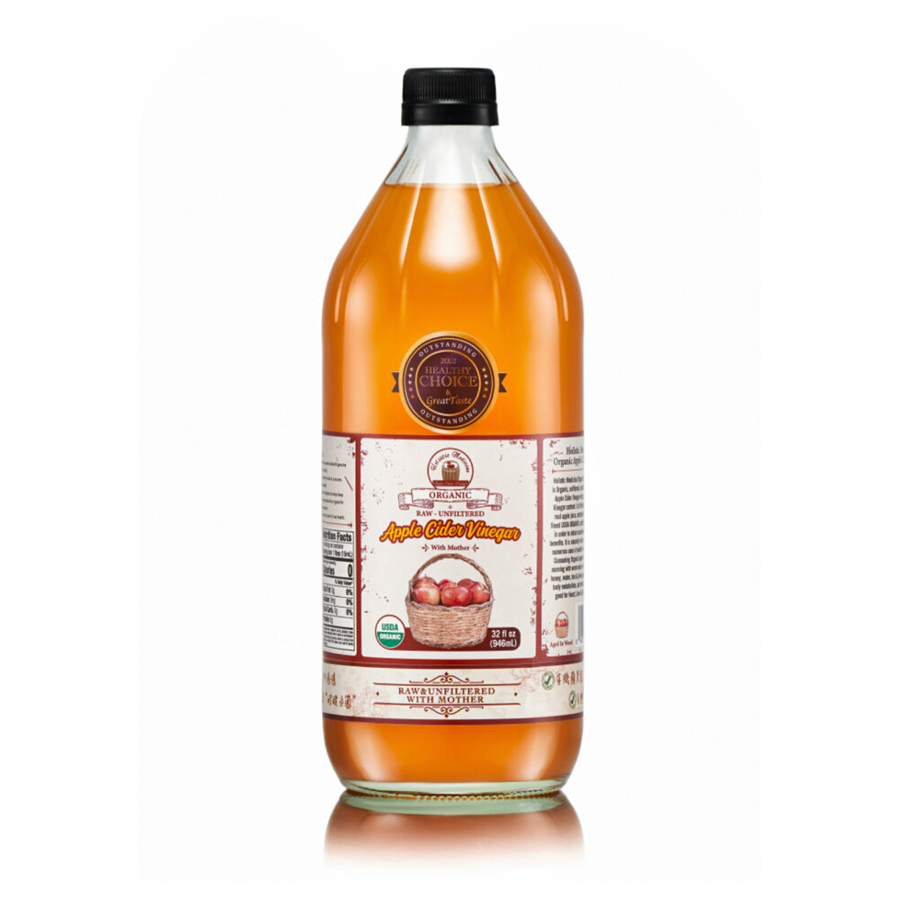 23744765101-無糖、生酮、有機生蘋果醋！美國 Holistic Medicine 自然醫生 –來自百年做醋廠房，四種有機蘋果調製好味道