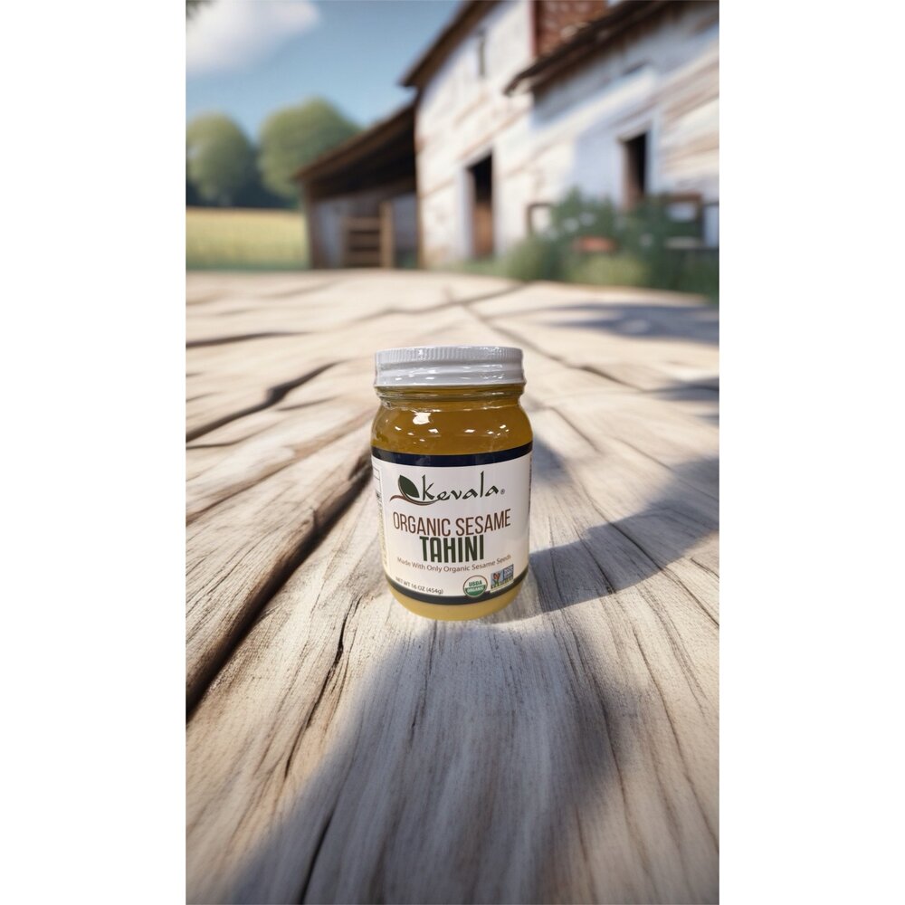 卡瓦拉~有機白芝麻醬16oz(454g),安全與美味一定要兼具,無糖,玻璃罐,兼具健康、美味的調味品-圖片-4