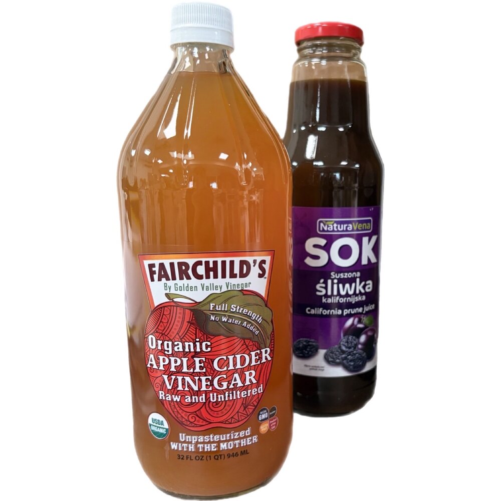 862253252309-『純、真 的32oz費爾有機蘋果醋（不混水、不摸魚的）＋波蘭 鮮榨 西梅汁750ml （純果汁）』 ，真的是夏日救星！！