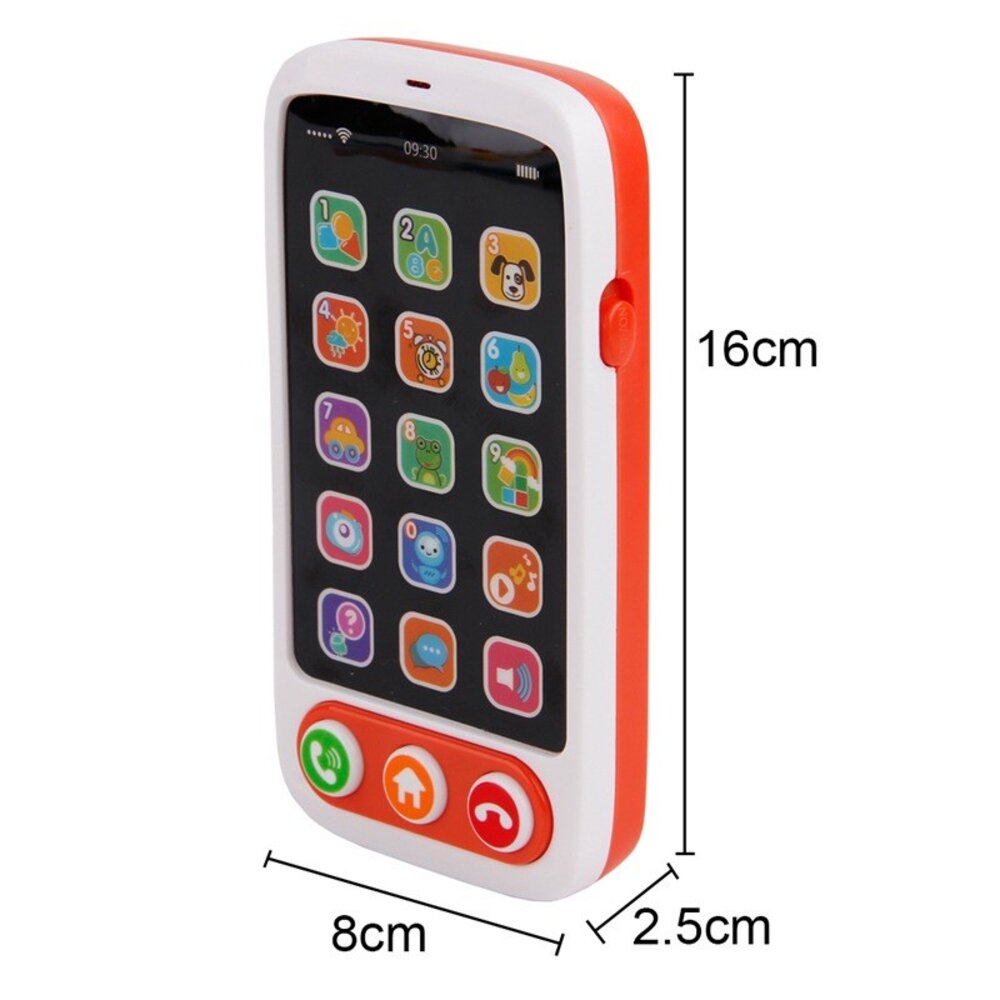 媽媽買 智能手機玩具 早教手機玩具 觸控手機玩具 聲光玩具 益智玩具-圖片-1