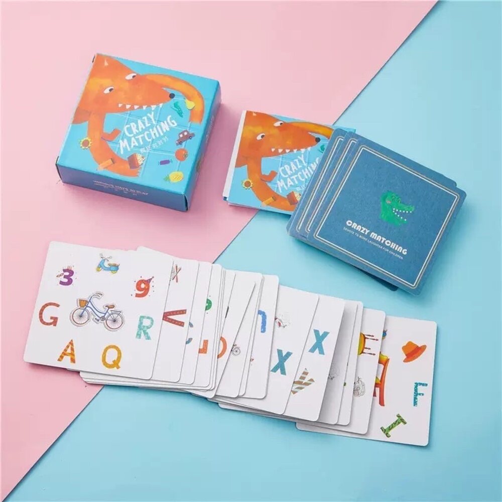 媽媽買 眼明手快 瘋狂對對碰 動物對對碰 紙卡配對 瘋狂對對樂 親子遊戲 桌遊 益智遊戲 眼明手快桌遊-圖片-1