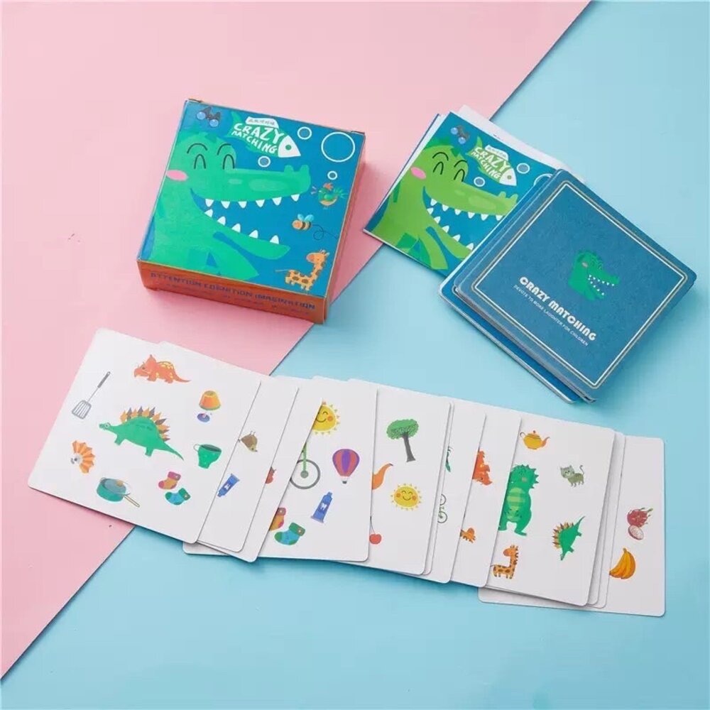 媽媽買 眼明手快 瘋狂對對碰 動物對對碰 紙卡配對 瘋狂對對樂 親子遊戲 桌遊 益智遊戲 眼明手快桌遊-圖片-2