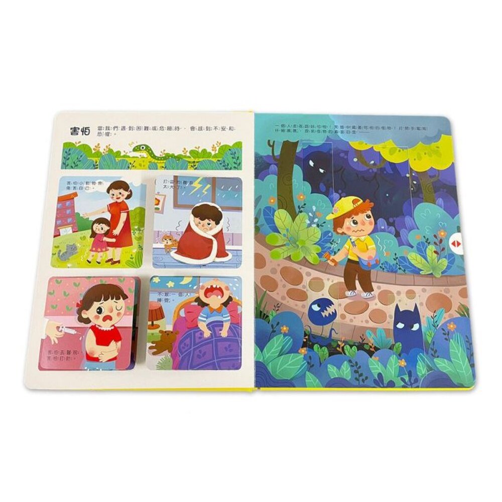 媽媽買 互動遊戲書 京采文教  情緒管理  安全教育  入園準備  翻拉轉  操作書  幼兒親子共讀-圖片-2
