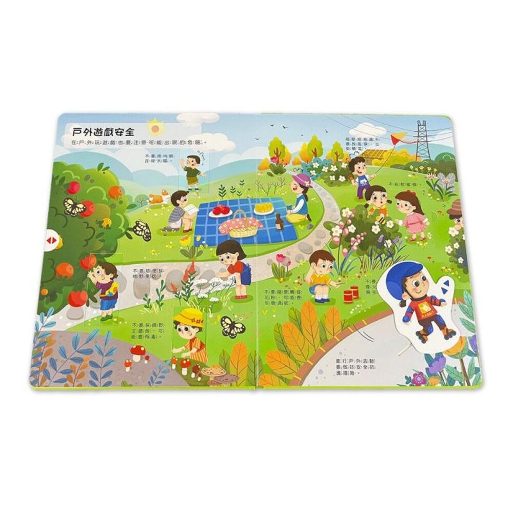 媽媽買 互動遊戲書 京采文教  情緒管理  安全教育  入園準備  翻拉轉  操作書  幼兒親子共讀-圖片-3