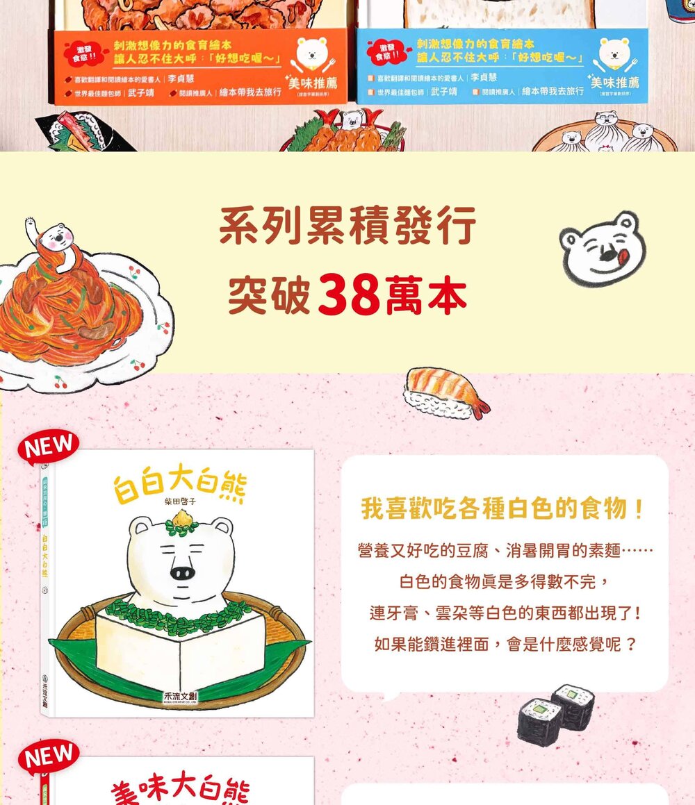 媽媽買 大白熊食育繪本 禾流文創 食育繪本 親子共讀 兒童繪本 幼兒繪本 童書推薦 飲食教育-圖片-10