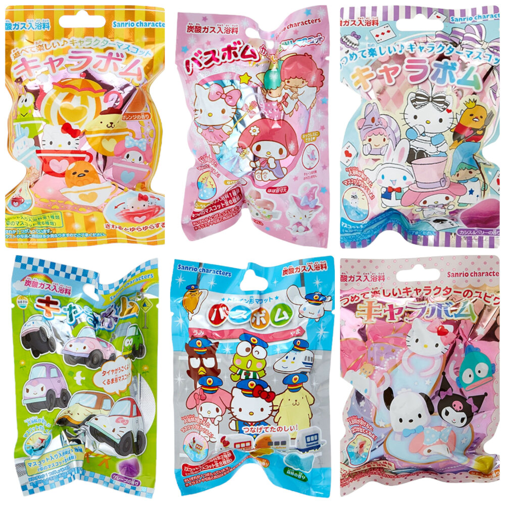 000124674546878-媽媽買 泡澡沐浴球 三麗鷗 Sanrio MX SKATER 正品 沐浴球 入浴劑 泡澡球 入浴球 洗澡玩具