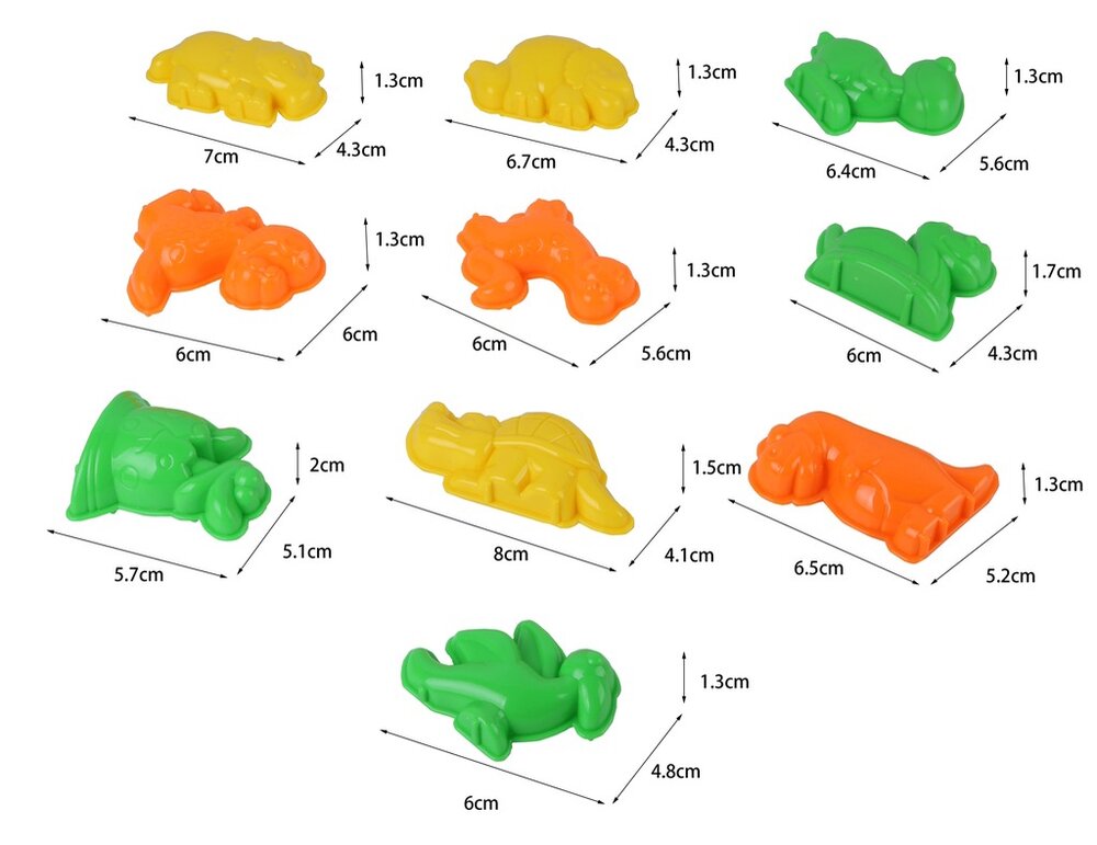 媽媽買 動力沙模具 沙灘模具 玩具沙模具 沙灘套裝 玩沙模具 沙灘玩具 玩沙模型-圖片-11