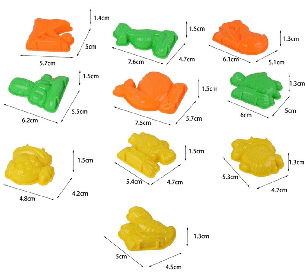 媽媽買 動力沙模具 沙灘模具 玩具沙模具 沙灘套裝 玩沙模具 沙灘玩具 玩沙模型-圖片-5