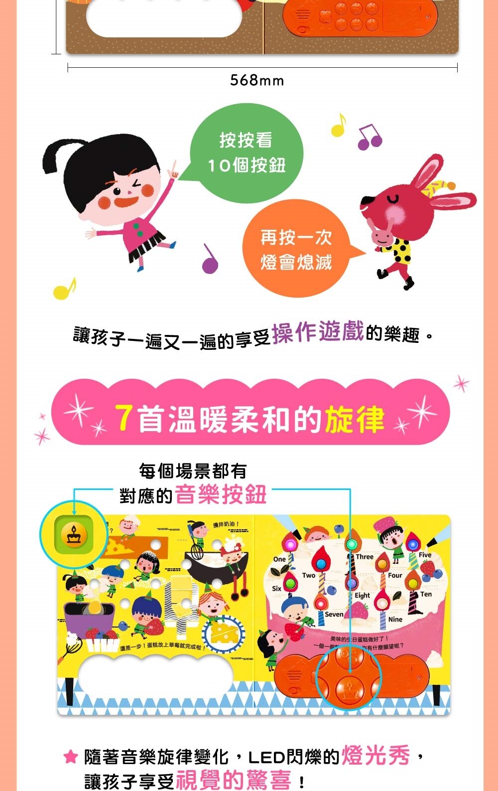 媽媽買 閃亮亮的花園派對 華碩文化 有聲書 繪本 童書-圖片-11