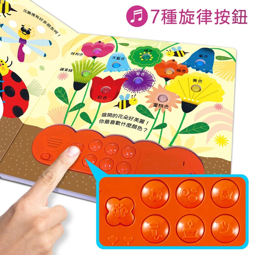 媽媽買 閃亮亮的花園派對 華碩文化 有聲書 繪本 童書-圖片-2