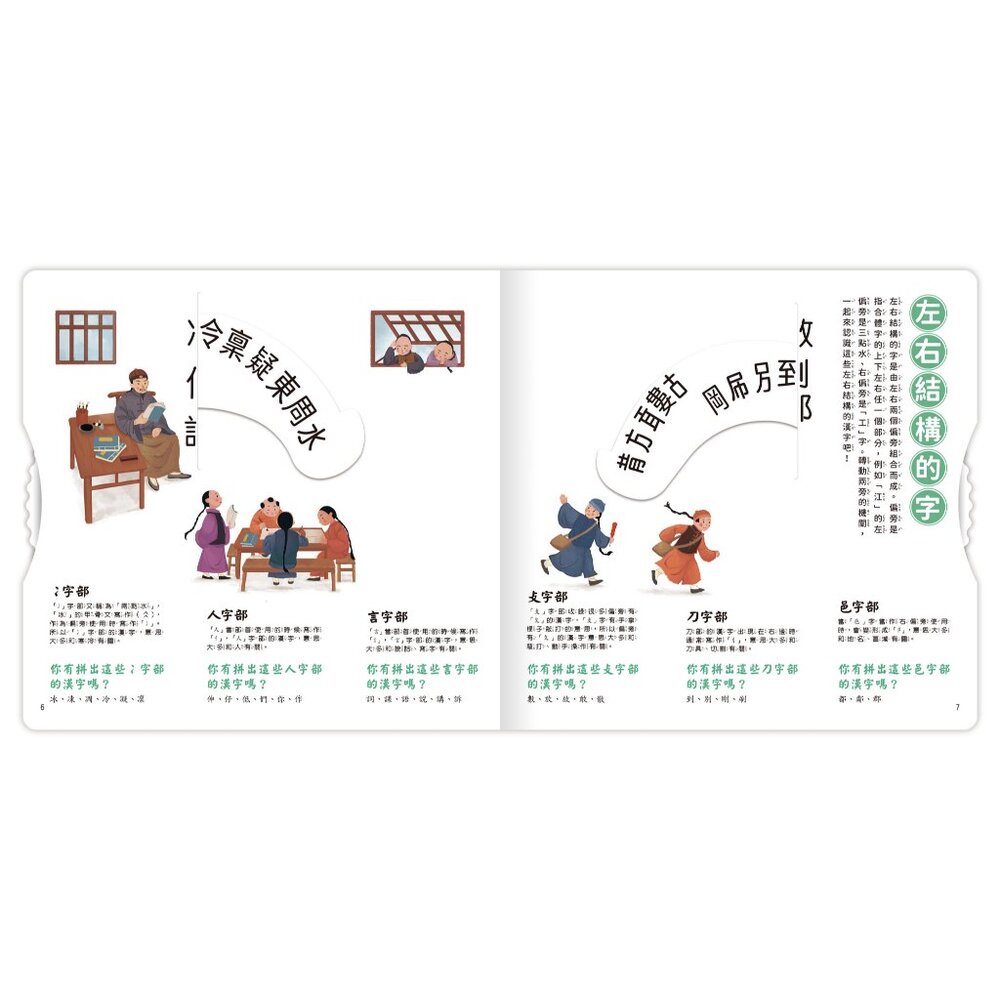 媽媽買 文字好好玩 禾流文創 機關操作書 兒童識字書 國字基礎學習 動手互動書 親子共讀好物 兒童國字學習工具-圖片-5