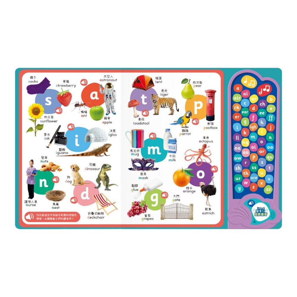 媽媽買 Listen 音效書 禾流文創 有聲書 Listen!學會了!Listen!找到了!-圖片-4