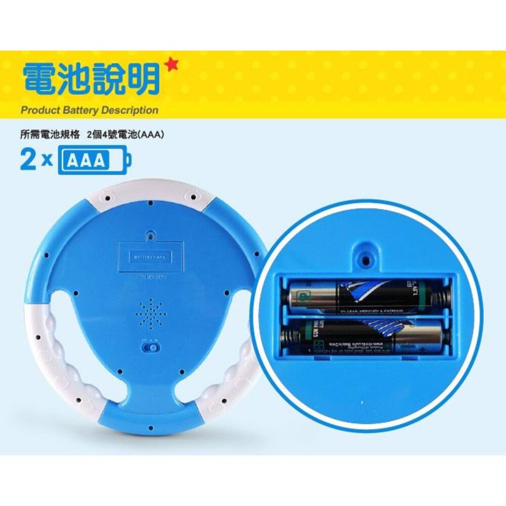 媽媽買 汽車遊戲方向盤 風車寶貝 FOOD超人 方向盤玩具 聲光玩具 擬真方向盤-圖片-5