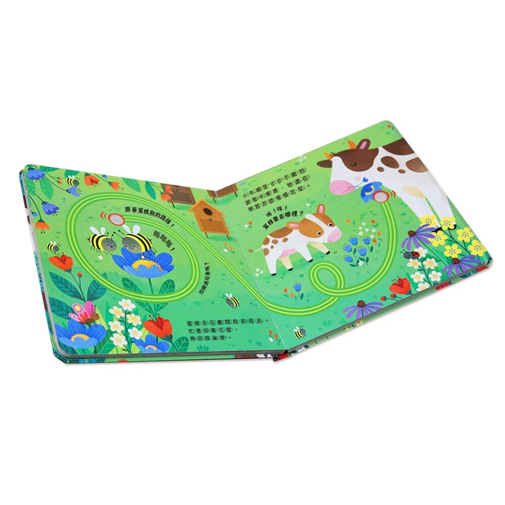 媽媽買 農場嘰哩咕嚕  華碩文化 Follow Me摸摸觸感有聲書 親子共讀 感官啟蒙 幼兒玩具 有聲書 繪本-圖片-5