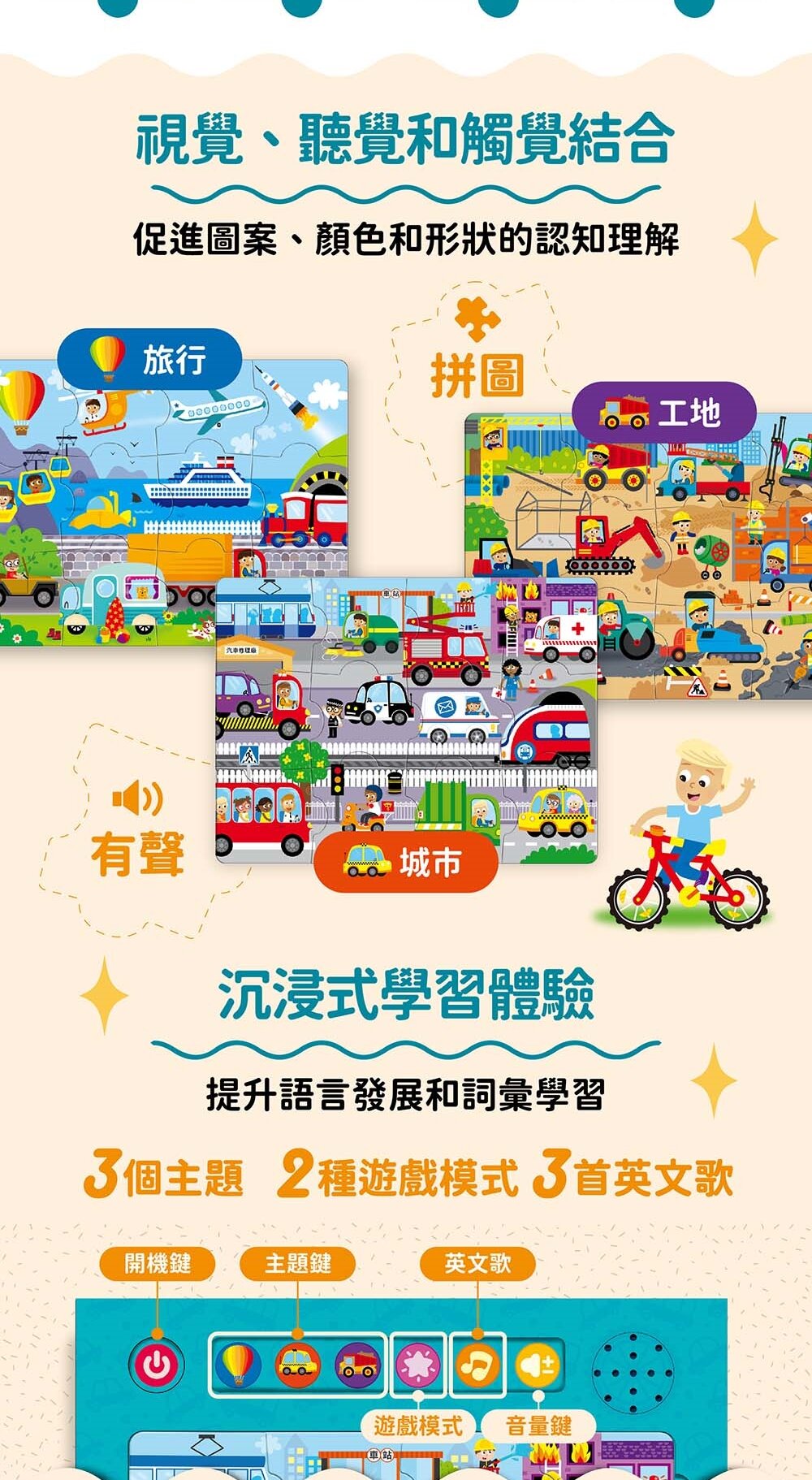 媽媽買 趣味有聲拼圖 華碩文化 有聲書 拼圖 趣味點點名-圖片-11