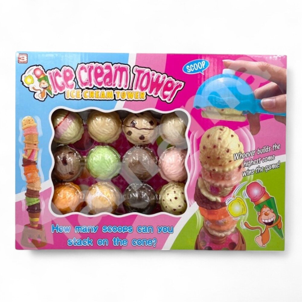 媽媽買 冰淇淋疊疊樂 益智遊戲 親子互動-圖片-2