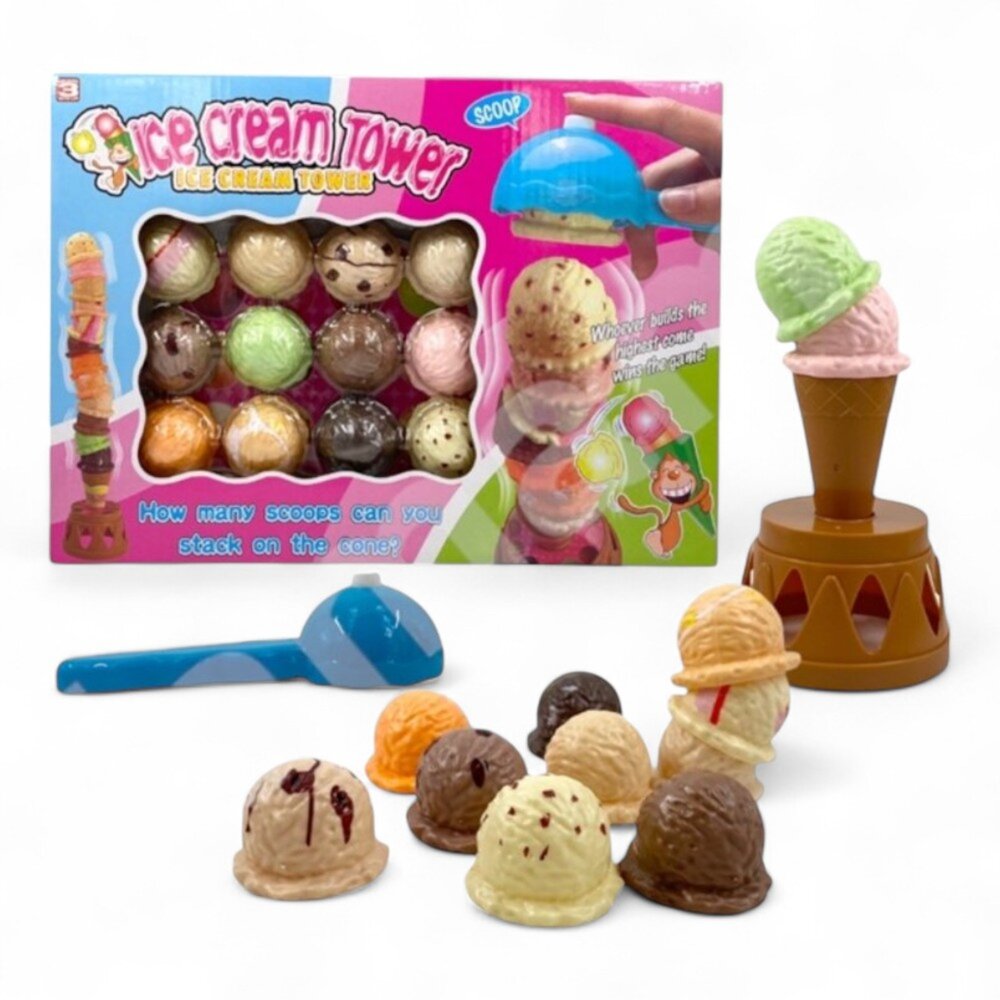 000432-媽媽買 冰淇淋疊疊樂 益智遊戲 親子互動