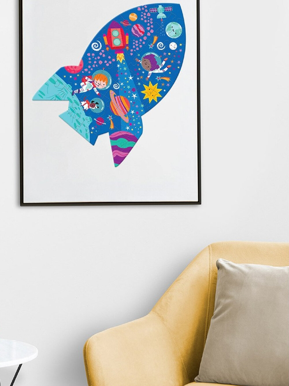 媽媽買 造型大片拼圖屋 風車寶貝 FOOD超人 拼圖 大片拼圖 幼兒拼圖-圖片-6