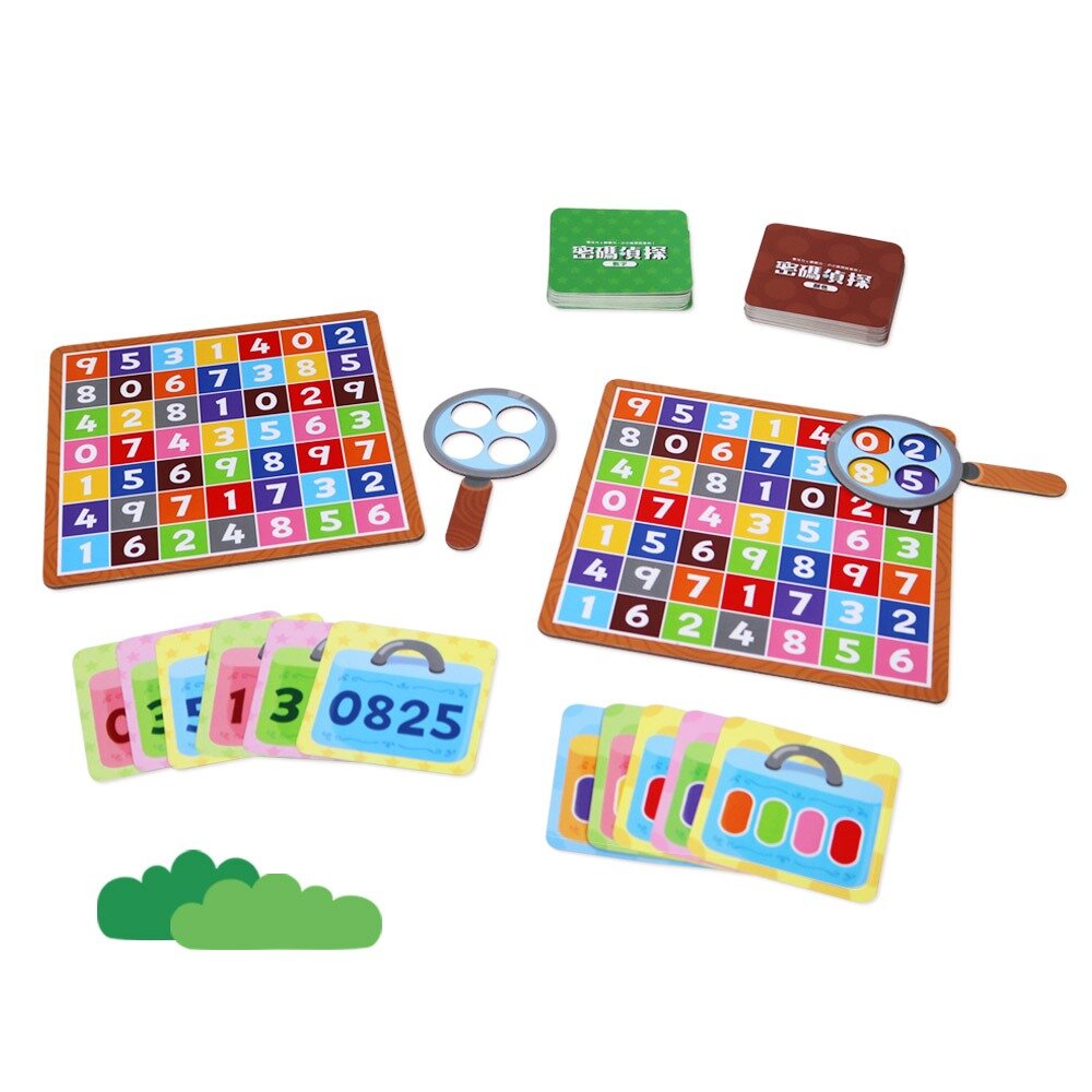 媽媽買 密碼偵探 華碩文化 專注力益智遊戲組 教具-圖片-4