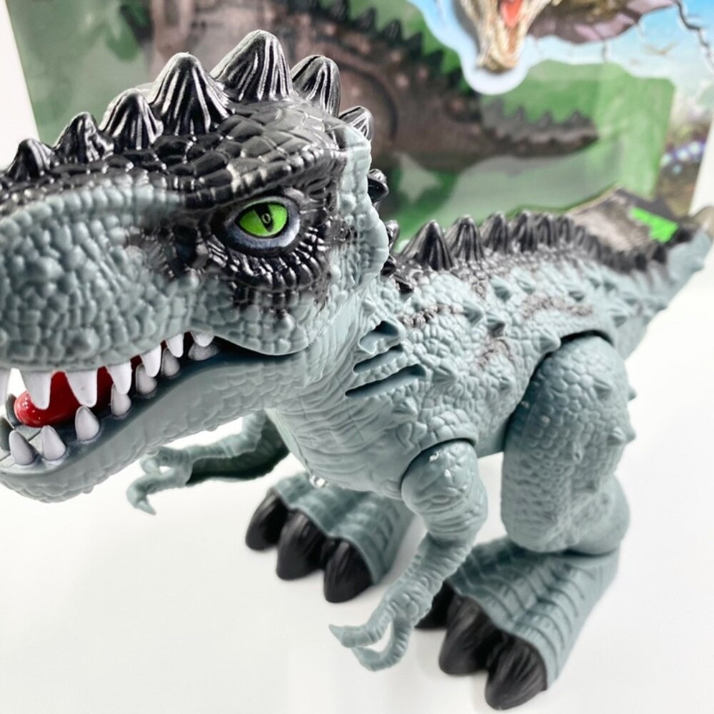 媽媽買 電動恐龍 聲光電動 霸王龍 雙冠龍 三角龍 劍龍 棘背龍 恐龍-圖片-3