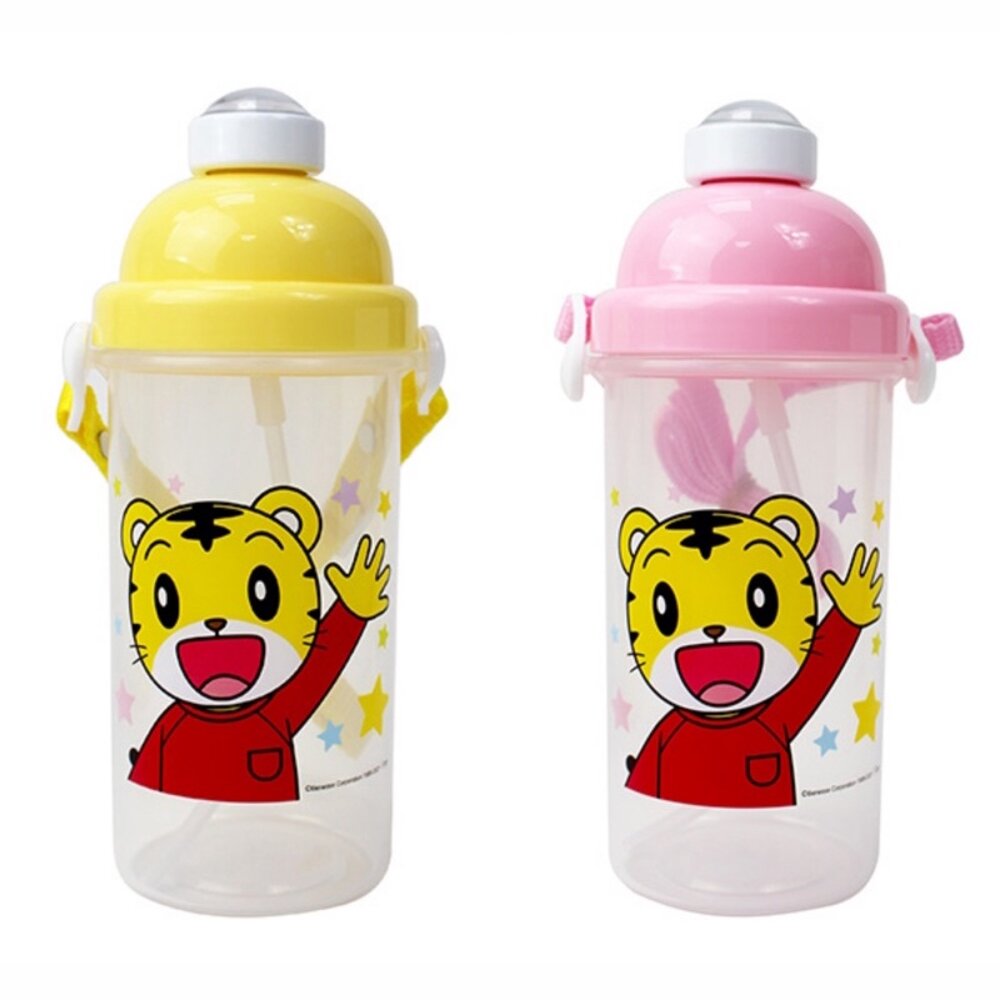 媽媽買 巧虎 佩佩豬 麵包超人 汪汪隊立大功 彈跳水壺 彈蓋水壺 吸管水壺(500ml)-圖片-2