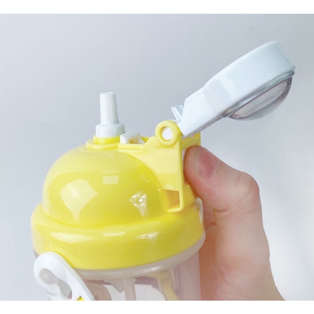 媽媽買 巧虎 佩佩豬 麵包超人 汪汪隊立大功 彈跳水壺 彈蓋水壺 吸管水壺(500ml)-圖片-3