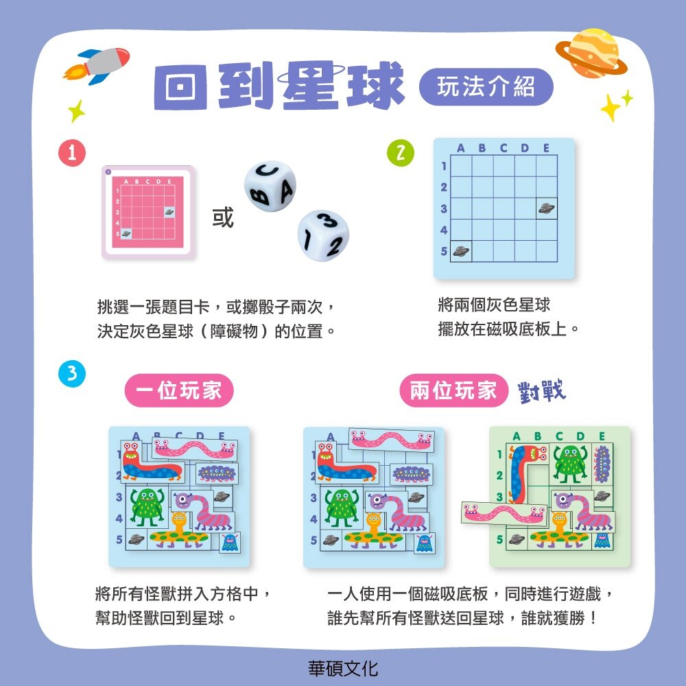 媽媽買 回到星球 華碩文化 教具 益智遊戲 專注力 兒童發展 職能治療 益智玩具 親子互動-圖片-5