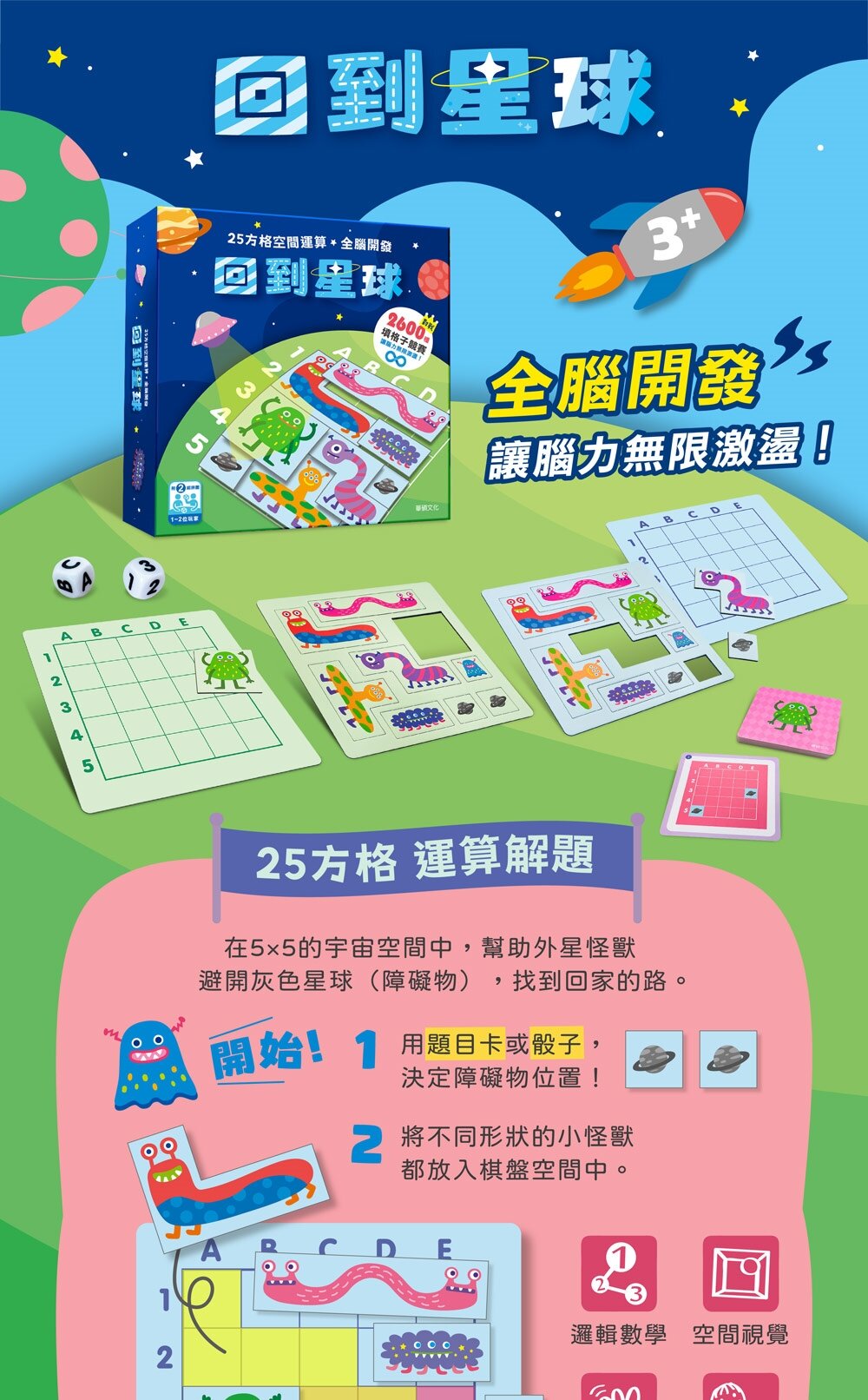 媽媽買 回到星球 華碩文化 教具 益智遊戲 專注力 兒童發展 職能治療 益智玩具 親子互動-圖片-7