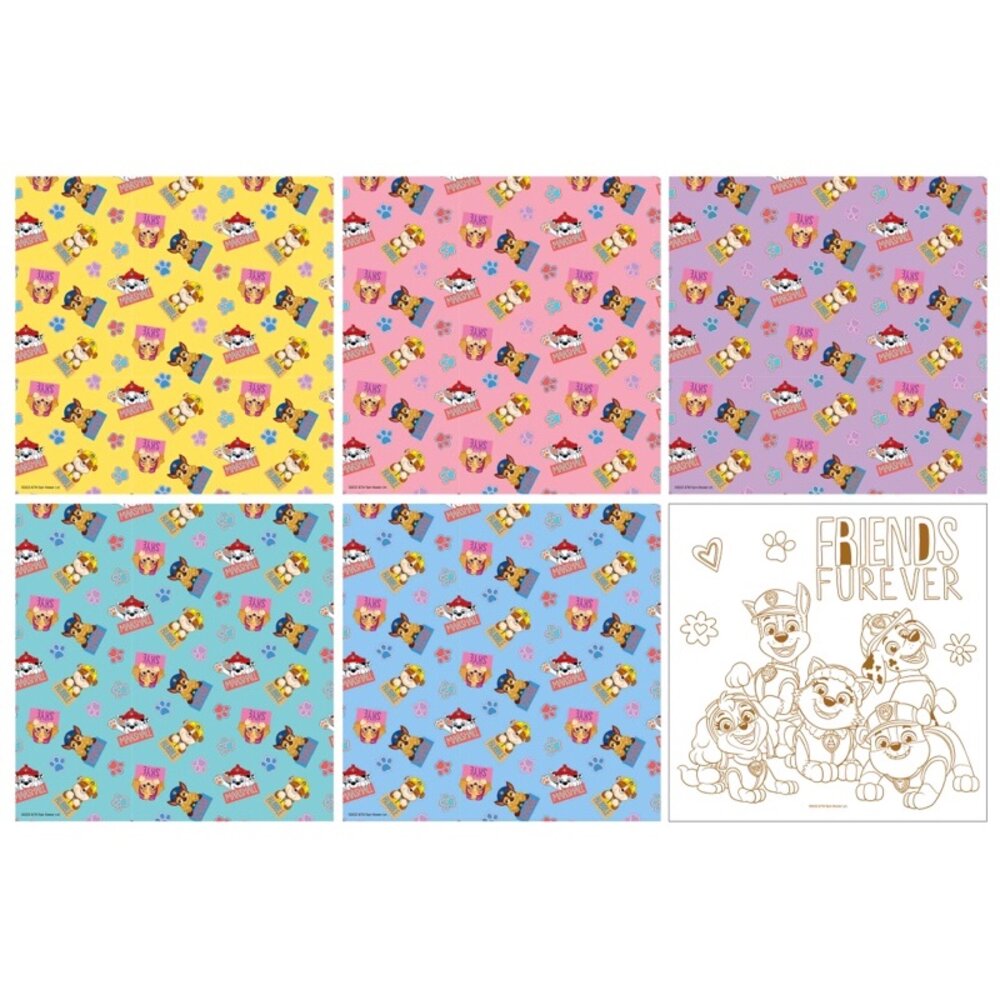 媽媽買 汪汪隊立大功 彩色摺紙 色紙-圖片-1