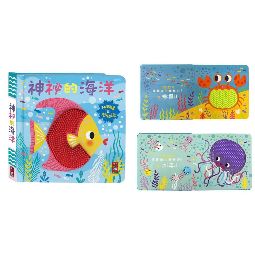 媽媽買 觸摸認知書 風車寶貝 FOOD超人 認知書  觸摸書 幼幼觸摸認知書-圖片-2