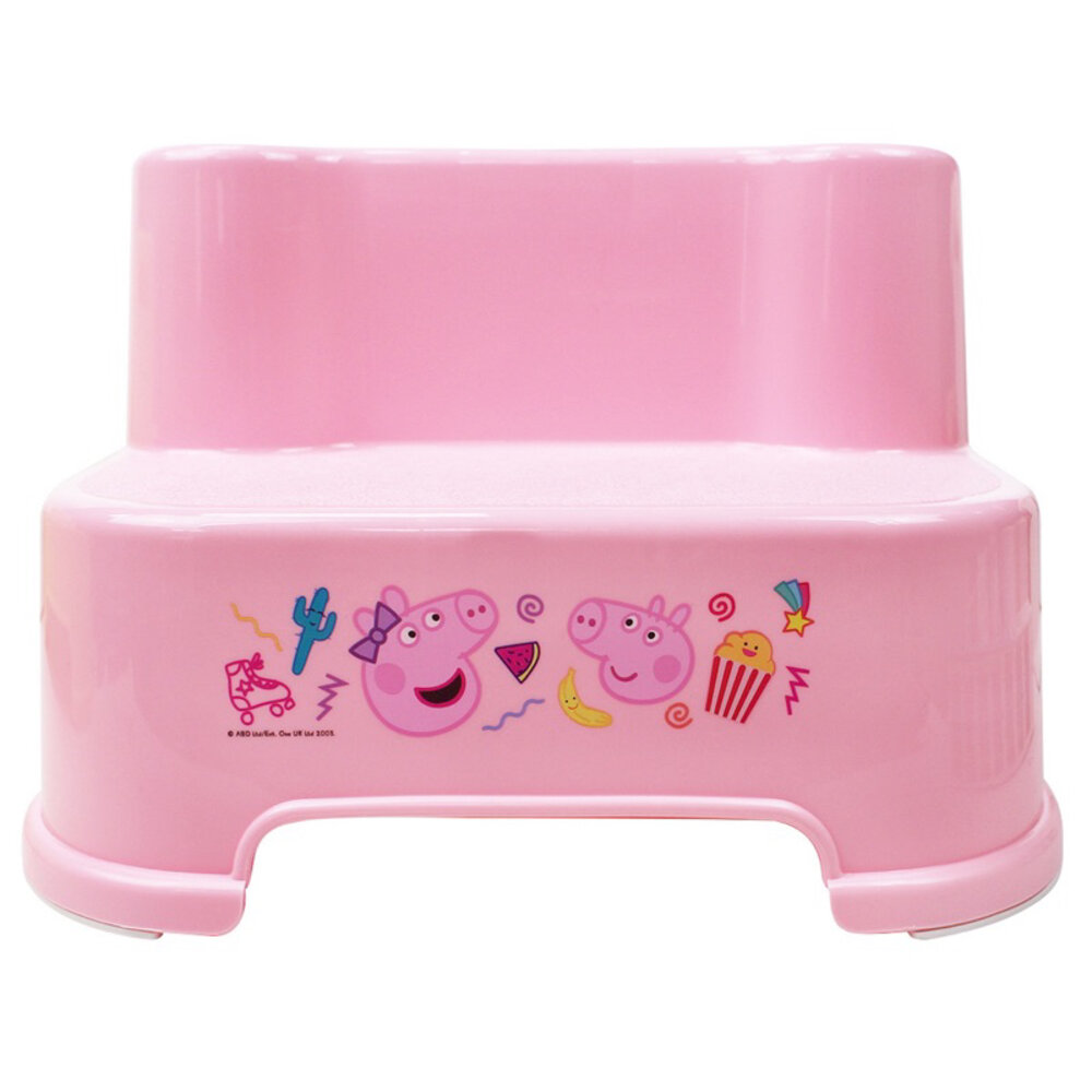 媽媽買 巧虎 佩佩豬 兩層安全幼兒洗澡椅 兒童椅 增高椅-圖片-3