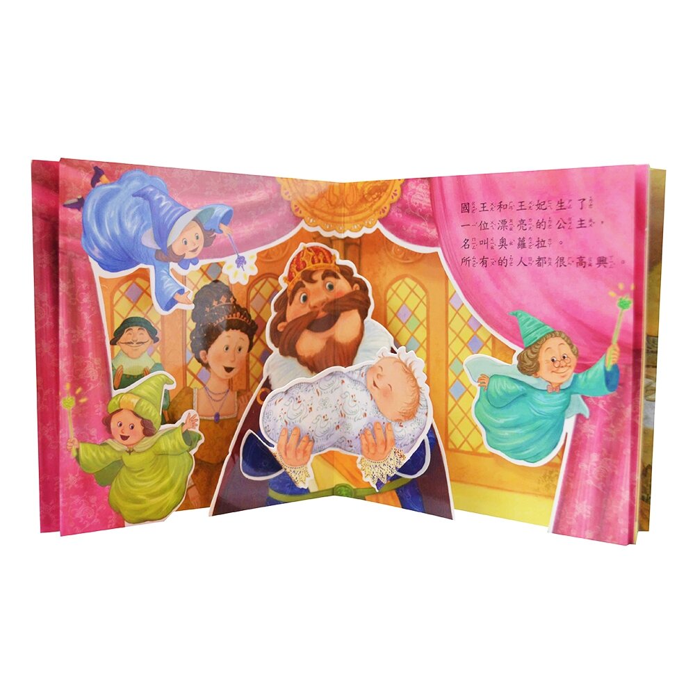 媽媽買 立體繪本世界童話 華碩文化 童書 繪本 故事書 立體書 厚紙書 格林童話 安徒生童話-圖片-3
